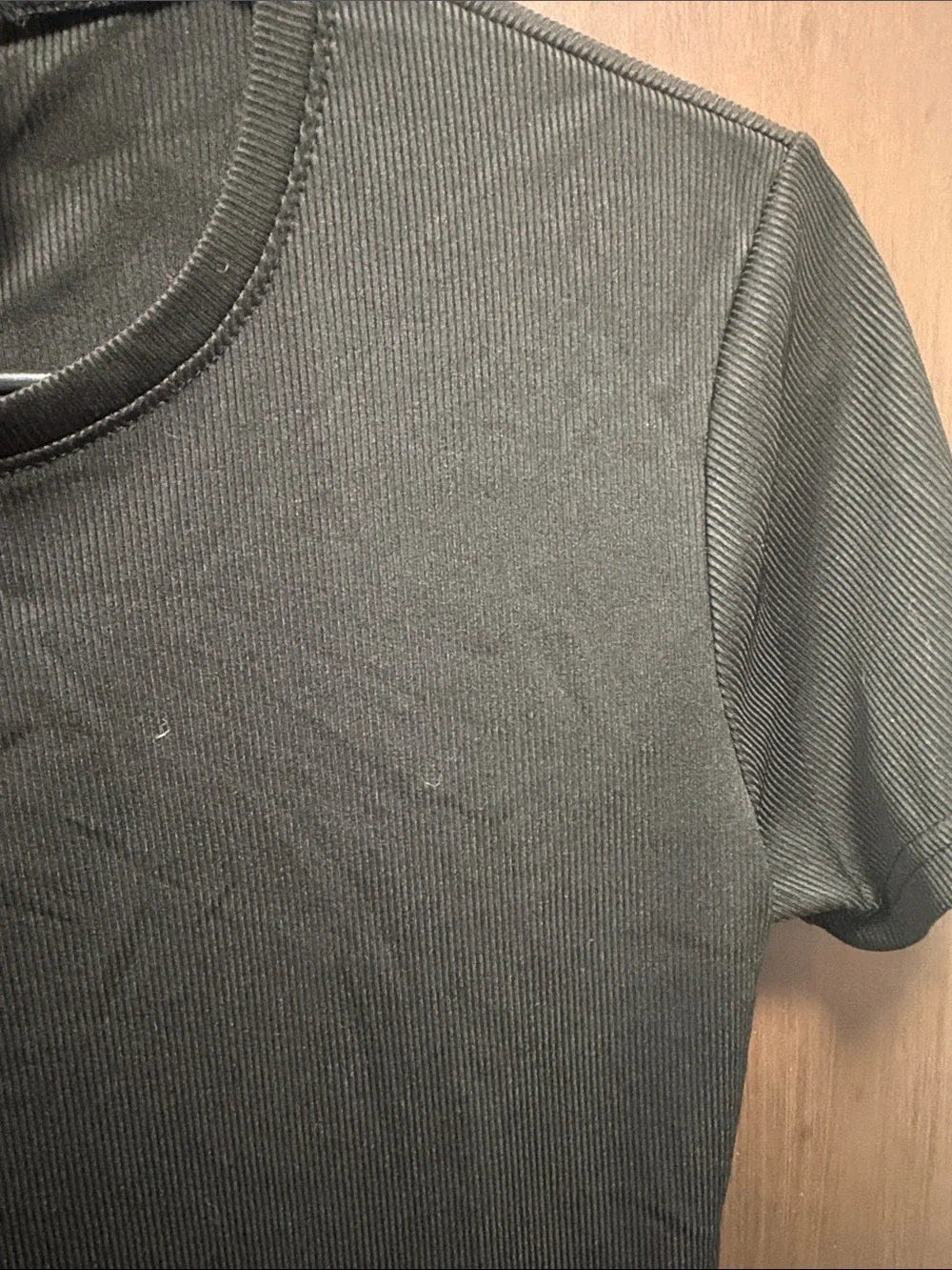 Zara Men's Black Short-Sleeve Crew Neck Tee